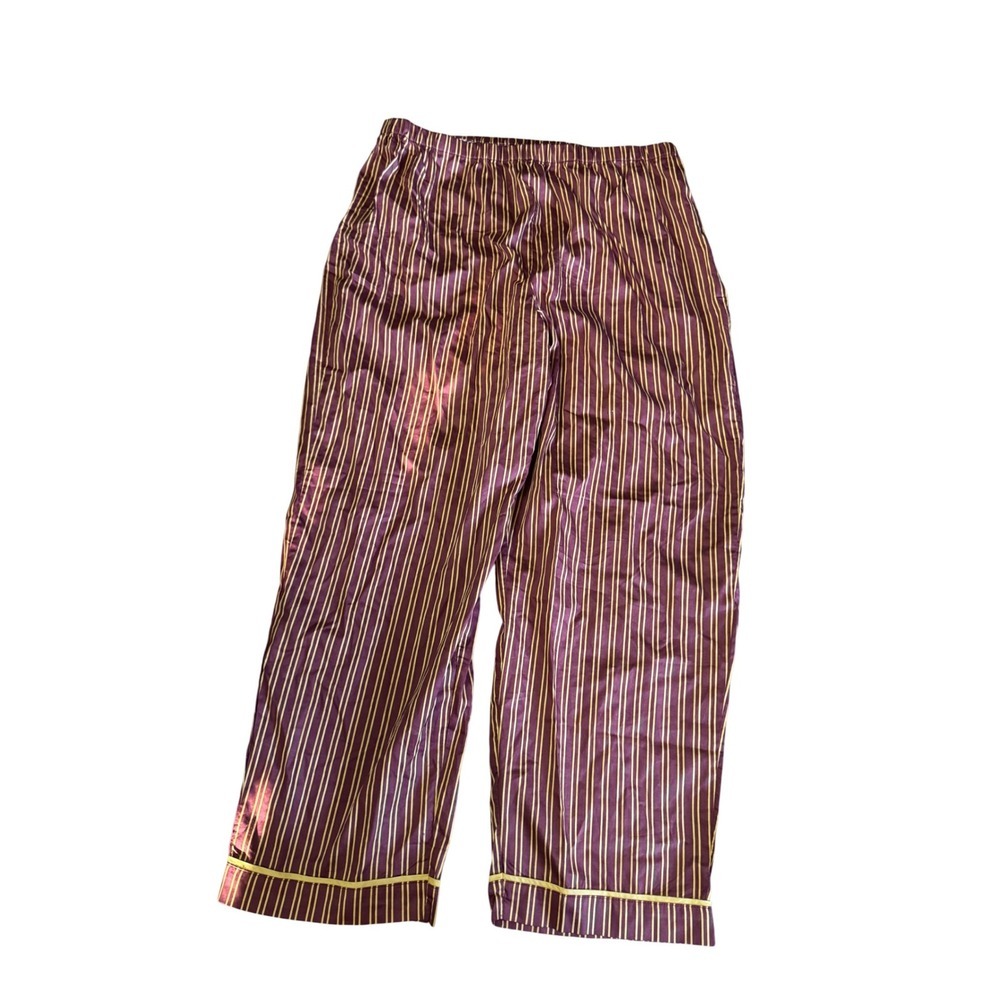 Pottery Barn Harry Potter Hogwarts Pajama Pants Striped‎ Large Mens